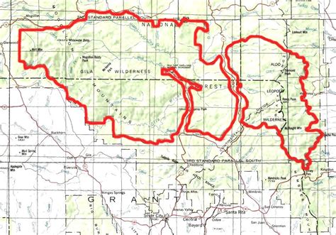 Gila National Forest - Gila National Forest Map