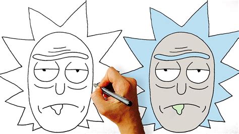 Rick from Rick and Morty Drawing Lesson. Learn How to Draw Easy Way.