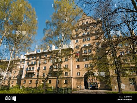 Apartment Building Built in Socialist Realism Architecture Style in 1950s, Poruba District of ...