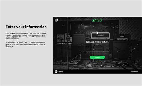 Spotify-Artist on Behance