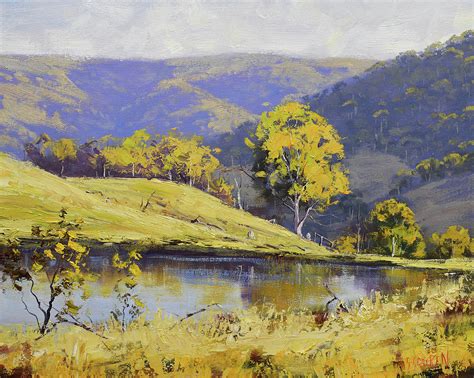 Summer Landscape Painting by Graham Gercken | Pixels