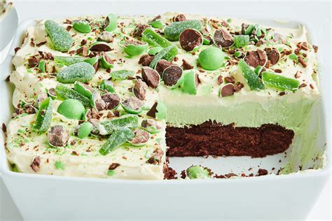 Choc mint dessert lasagne recipe