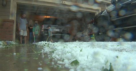 Hail Storm Causes Damage In Highlands Ranch - CBS Colorado