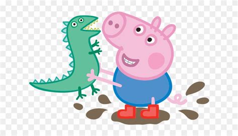 Peppa Pig George And Dinosaur Free Transparent Png Clipart Images Download Coloriages états-unis