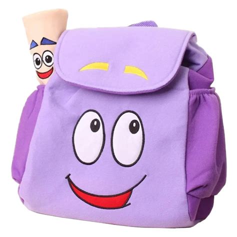 Dora Explorer Soft Plush Backpack Rescue Bag with Map girls bags plush backpack-in Plush ...