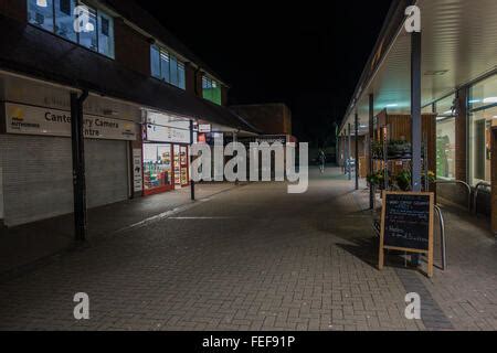 Empty shopping mall at night Stock Photo - Alamy