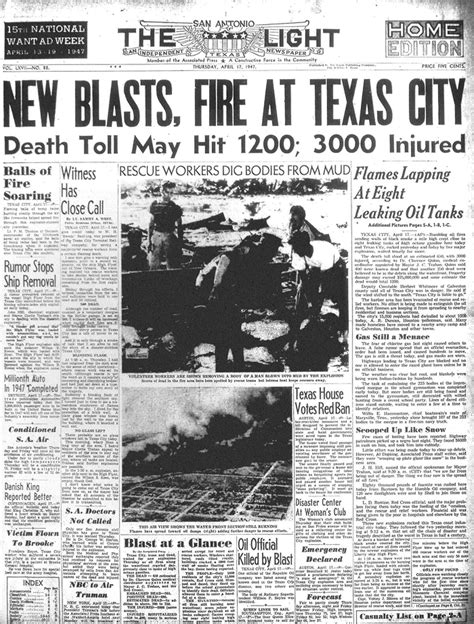 The 1947 Texas City Explosion