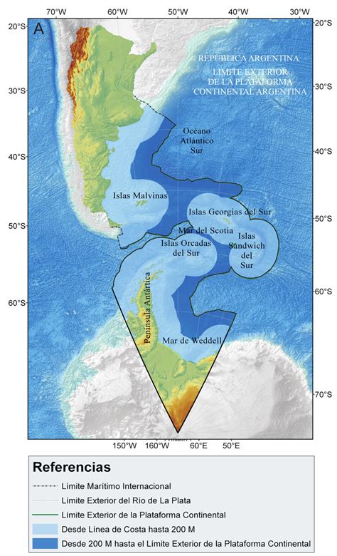 Mapa de Argentina conforme a la determinación de la plataforma... | Download Scientific Diagram