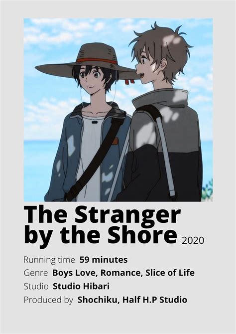 The Stranger by the Shore Anime Minimalist poster 😊 Information taken ...