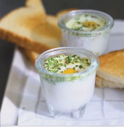 Coddled Eggs with Chives and Cream - Williams-Sonoma Taste