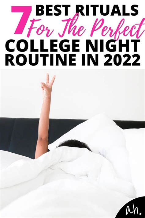 The best college night routine in 7 easy steps – Artofit