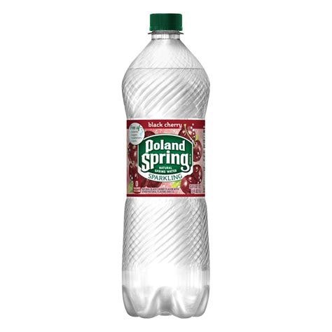 Poland Spring Sparkling Water, Black Cherry, 33.8 oz. Bottle, 33.8 FL OZ - Walmart.com - Walmart.com