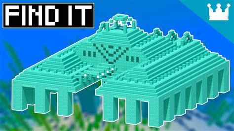 How to Find an Ocean Monument in Minecraft (All Versions) - YouTube