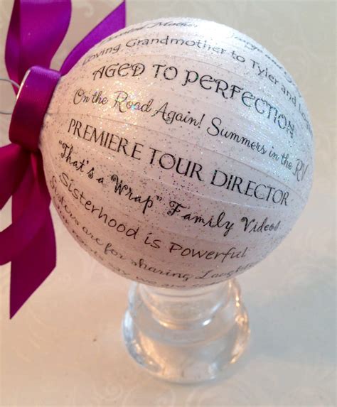 75th Birthday Gift Unique Personalized Memory Ornament for - Etsy