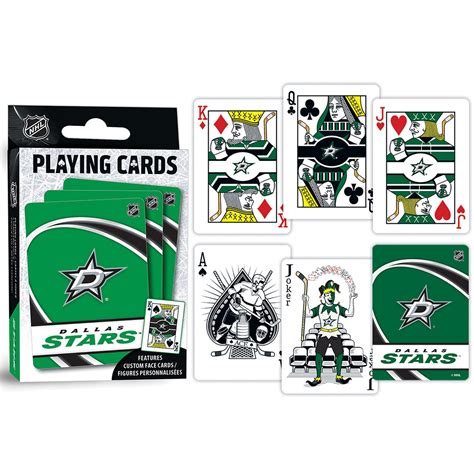 Dallas Stars Playing Cards - 54 Card Deck | MasterPieces – MasterPieces ...