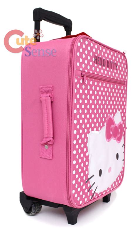 Sanrio Hello Kitty Suitcase-Luggage-Trolley Bag-Pink | eBay