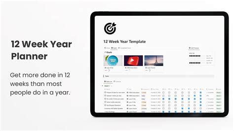 12 Week Year Notion Template | Notionhub