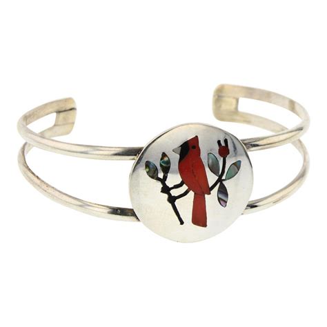 Lot - Edaakie Zuni Cardinal Bracelet