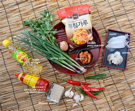 CHASING FOOD DREAMS: Recipe: Korean Kimchi Seafood Pancake with LINGHAM’s Sriracha