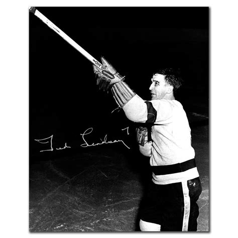 Ted Lindsay Detroit Red Wings SHOTGUN Autographed 8x10 - NHL Auctions