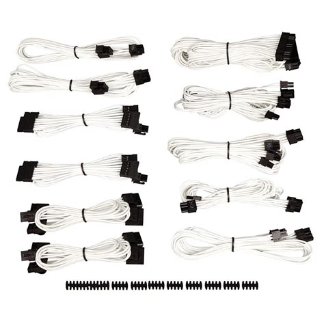 Corsair Premium PSU Sleeved Cables (White)