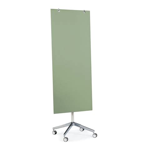 Mobile glass writing board STELLA, pastel green | AJ Products