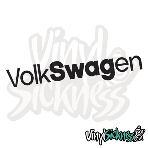 VOLKSWAGEN • JDM TUNER STICKERS / DECALS • VS