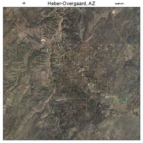 Aerial Photography Map of Heber Overgaard, AZ Arizona