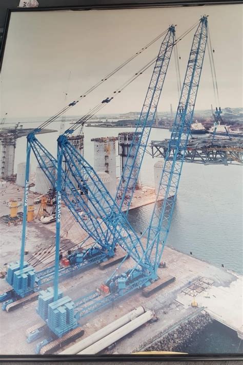 Industrial History: 1999 "Big Blue" crane wreck while lifting a roof segment for a new stadium ...