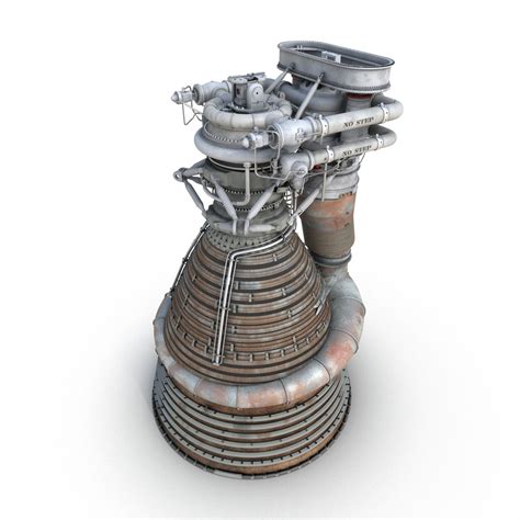 Rocket Engine F-1 3D Model $219 - .3ds .c4d .fbx .ma .obj .max - Free3D