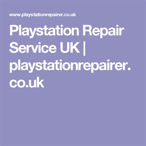 Playstation Repair Service UK | playstationrepairer.co.uk Nintendo ...