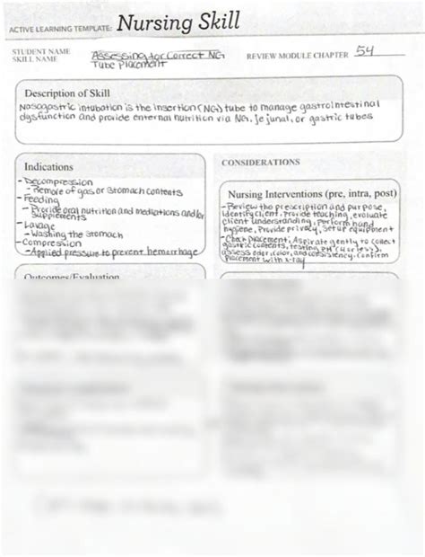 SOLUTION: Ati nursing skill assessing correct ng tube placement - Studypool