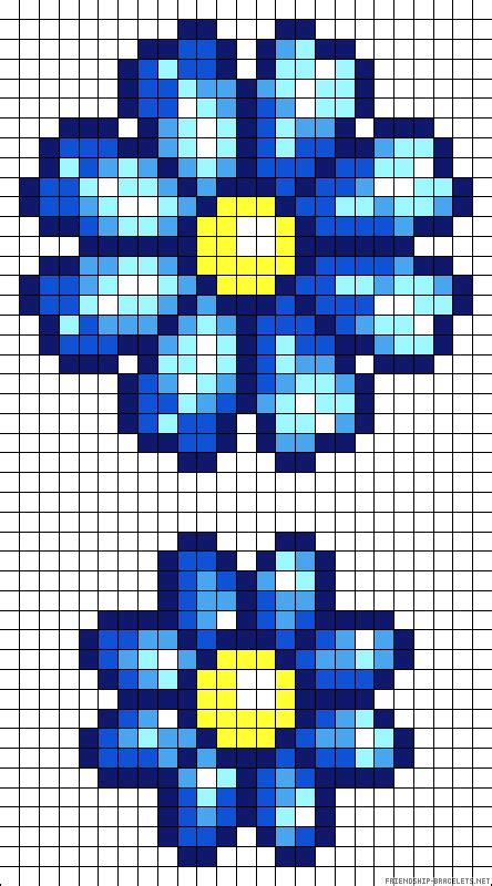 flower pixel art - Alpha Pattern A28879 - InfographicNow.com | Your ...