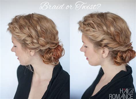 Curly bun hairstyle tutorial - two ways - Hair Romance