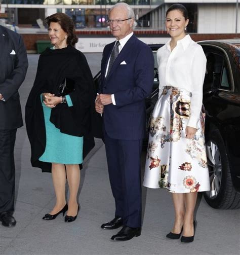 Swedish Royals attend a symposium at Karolinska Institute