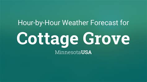 Hourly forecast for Cottage Grove, Minnesota, USA