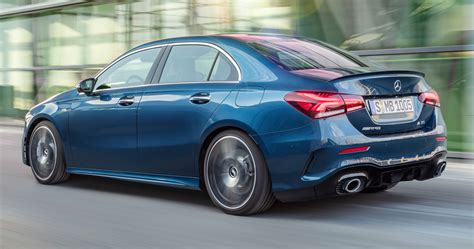 V177 Mercedes-AMG A35 4Matic Sedan revealed with 306 hp and 420 litre boot; 0-100 km/h in 4.8 ...