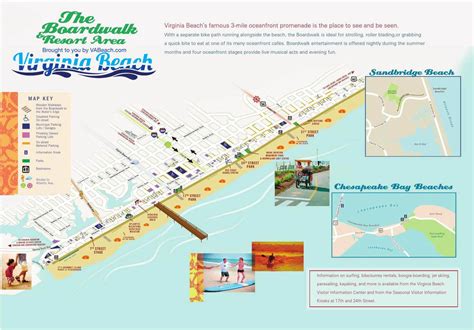 Map Of Virginia Beach Boardwalk | Virginia Map