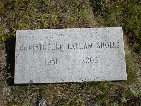 Christopher Latham Sholes