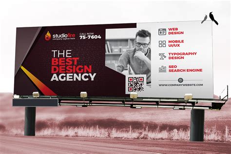 Digital Signage : Banner, Billboard | Creative Illustrator Templates ~ Creative Market