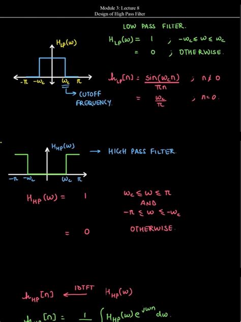 Design of High Pass Filter | PDF