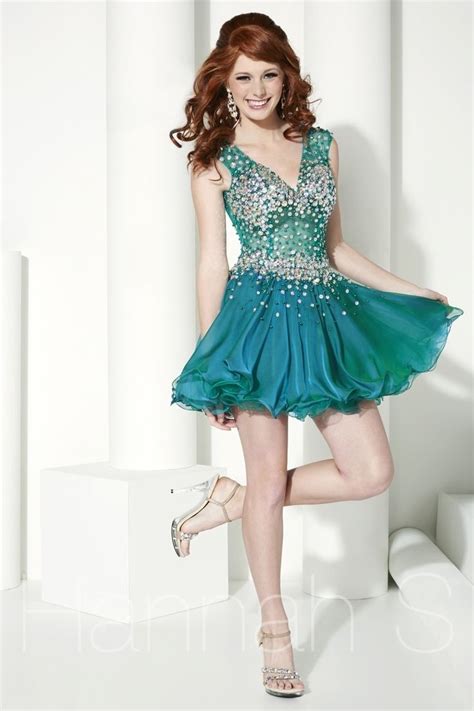 Hannah S Cocktail Dress 27947 | Green prom dress, Homecoming dresses ...