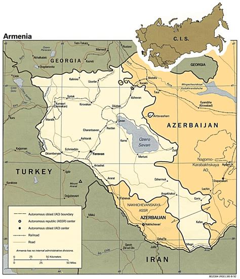 Armenia Maps | Printable Maps of Armenia for Download