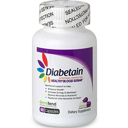 Diabetain Type 2 Diabetes Supplement by Omnifend - Diabetic Naturally Sourced Dietary ...