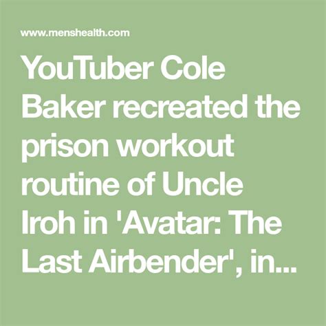 Watch This Guy Try Uncle Iroh's Prison Workout from 'Avatar: The Last ...