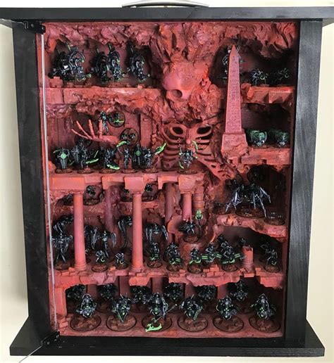 inished hybrid Display Cabinet and Transport Case for my 40k Necron ...