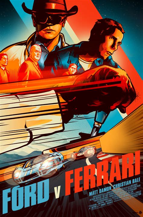 Ford v Ferrari – Poster Posse | Ferrari poster, Vintage racing poster, Vintage film