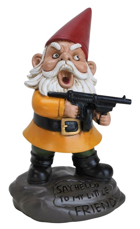 Angry Garden Gnome - CoolHousewarmingGifts.com