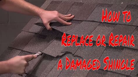 How to Replace or Repair a Damaged Shingle by RoofingIntelligence.com - YouTube