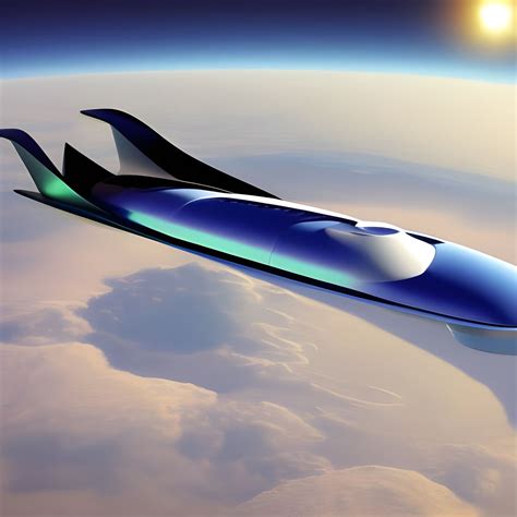 An airplane of the future,high tech gone wild supersonic speed planetary travel,super materials ...